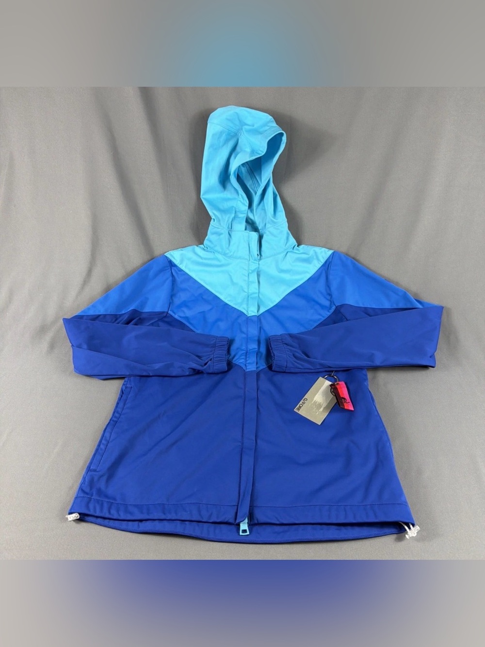 G/Fore G4 Womens Golf Jacket V Colorblock XS Blue Polyester NWT MSRP $225